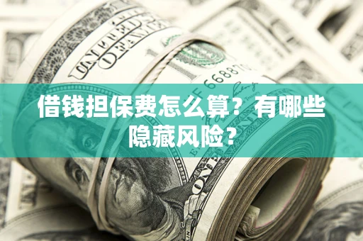 武汉借钱担保费怎么算？有哪些隐藏风险？