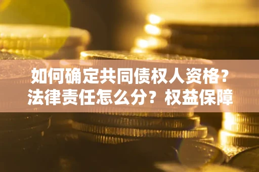 武汉如何确定共同债权人资格？法律责任怎么分？权益保障技巧揭秘！