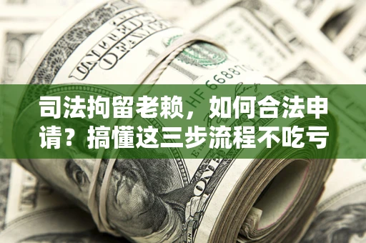 武汉司法拘留老赖，如何合法申请？搞懂这三步流程不吃亏！