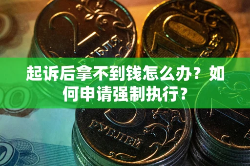 武汉起诉后拿不到钱怎么办？如何申请强制执行？