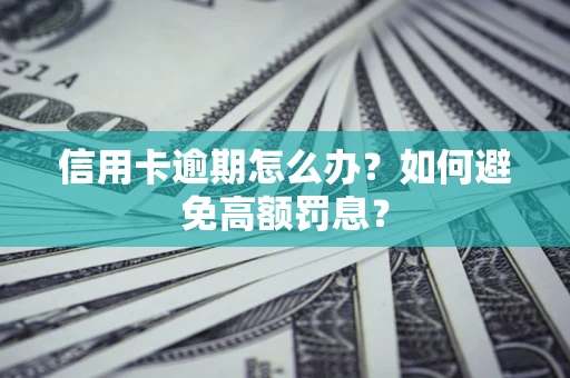 武汉信用卡逾期怎么办？如何避免高额罚息？