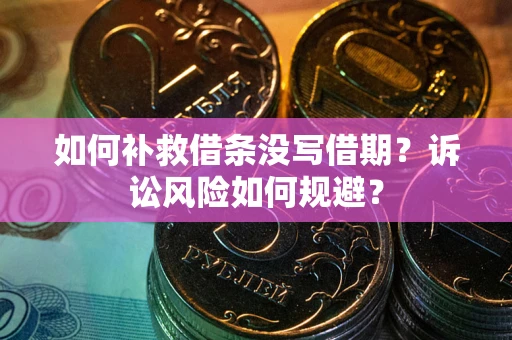 武汉如何补救借条没写借期？诉讼风险如何规避？