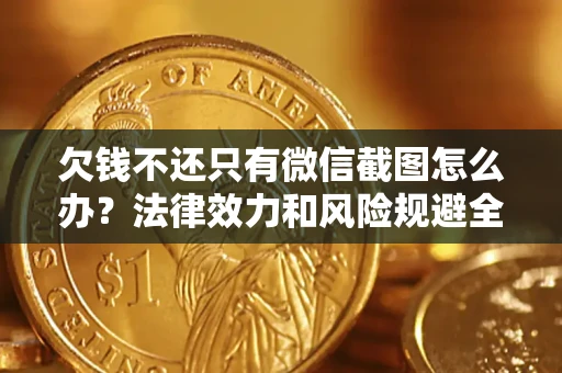 武汉欠钱不还只有微信截图怎么办？法律效力和风险规避全解析