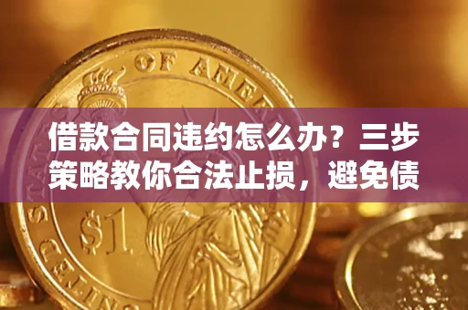 武汉借款合同违约怎么办？三步策略教你合法止损，避免债务危机升级
