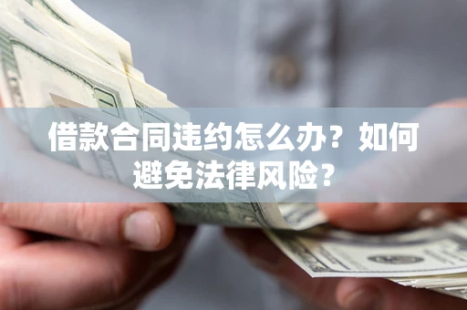 武汉借款合同违约怎么办？如何避免法律风险？